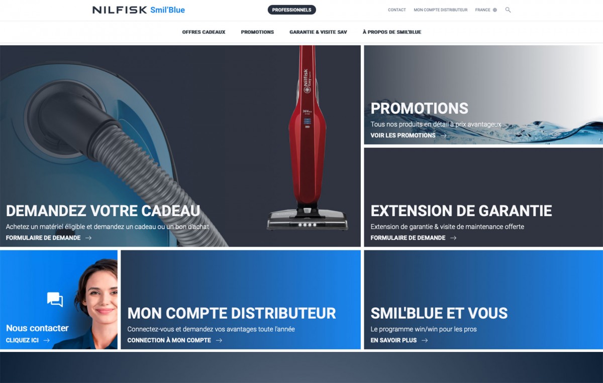 Smil’Blue — Plateforme de relations clients BtoB