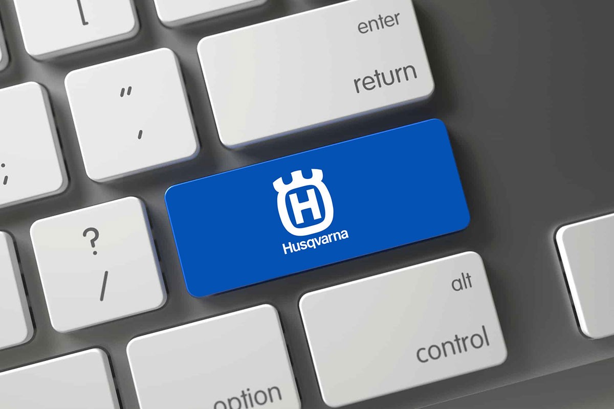Visuel Husqvarna sur clavier