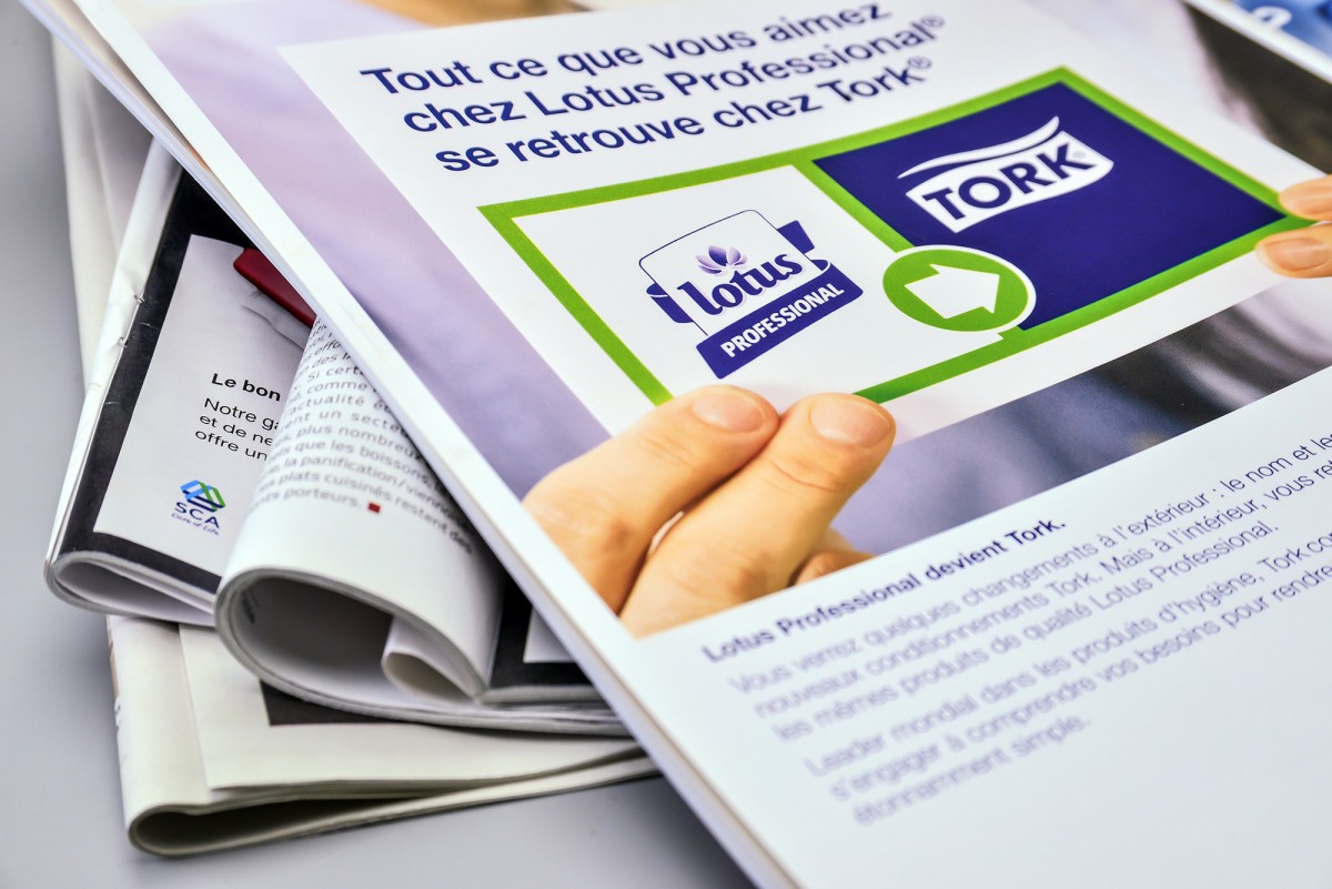 Campagne presse Lotus devient Tork